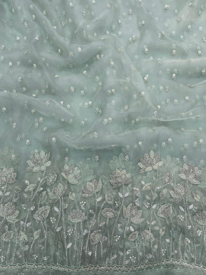 Organza Embroidery [Color Available]