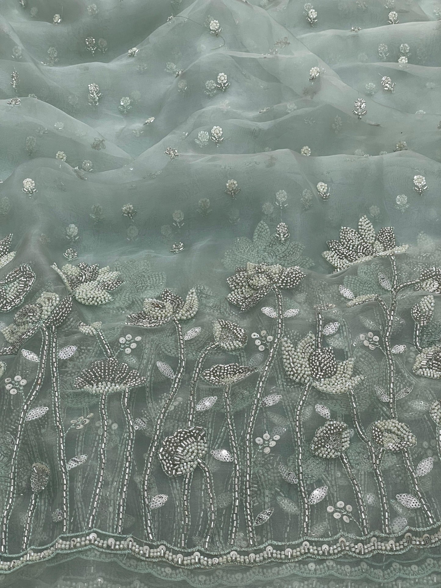 Organza Embroidery [Color Available]