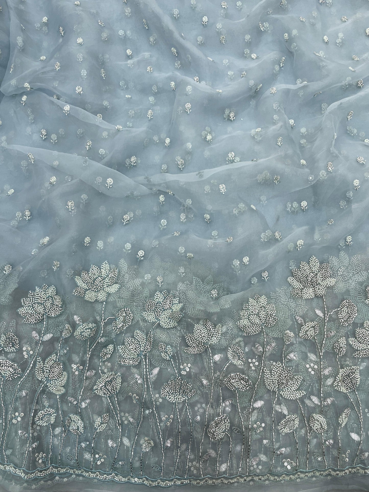 Organza Embroidery [Color Available]