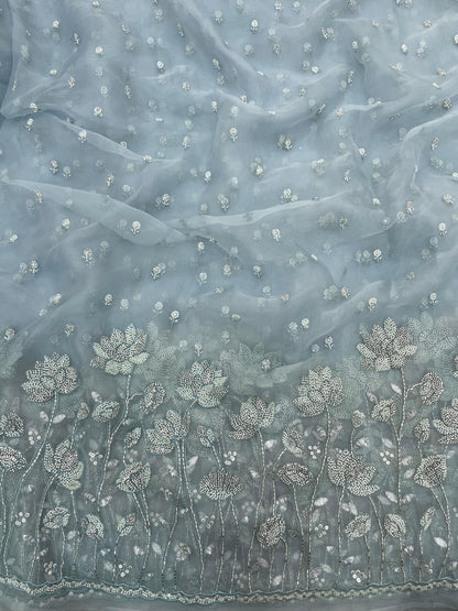 Organza Embroidery [Color Available]