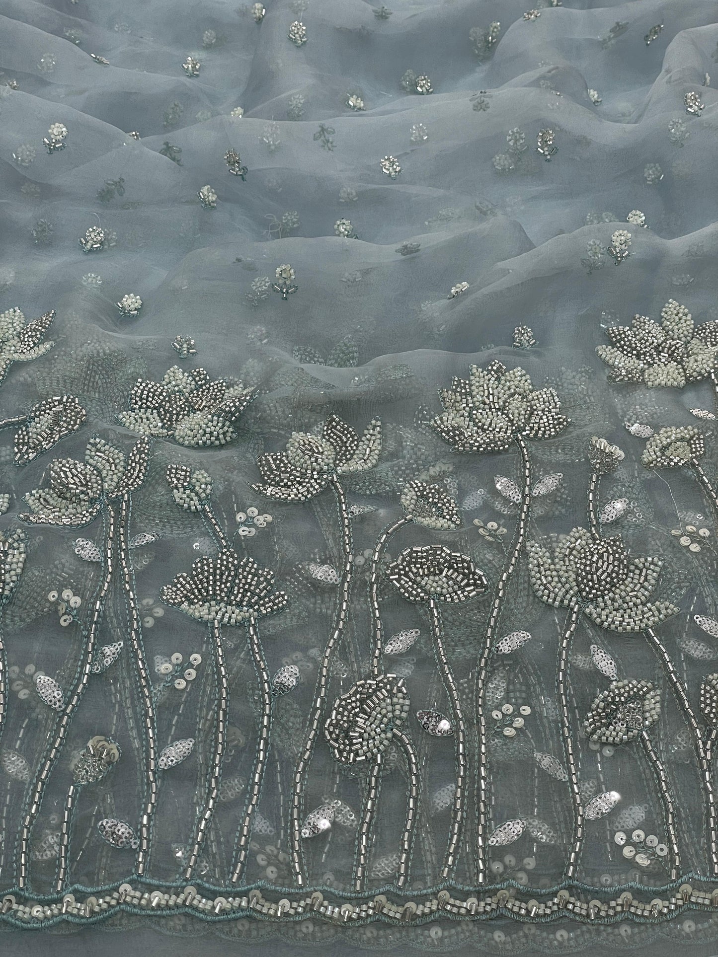 Organza Embroidery [Color Available]