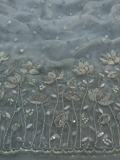 Organza Embroidery [Color Available]