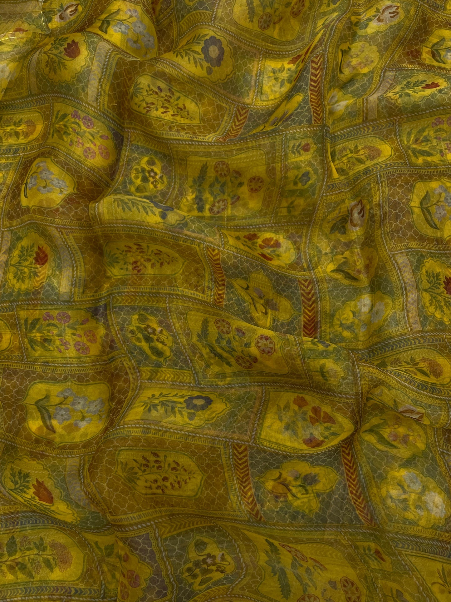 Pure Silk Organza Print