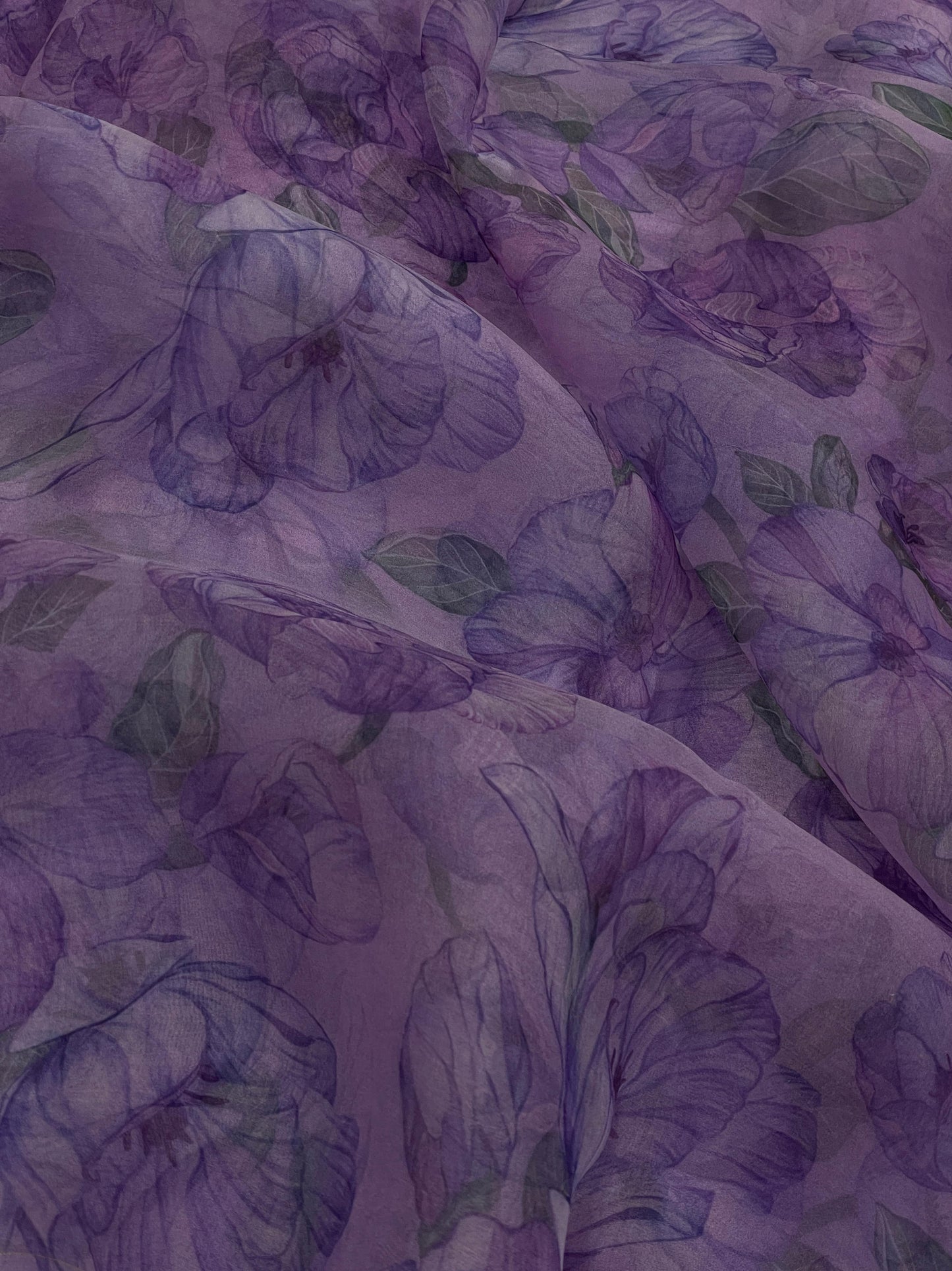 Pure Silk Organza Print