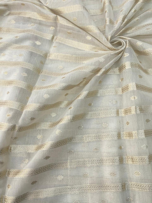 Chanderi Jacquard Dyeable