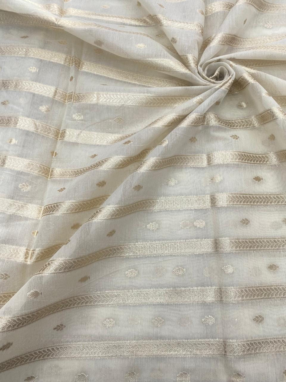 Chanderi Jacquard Dyeable