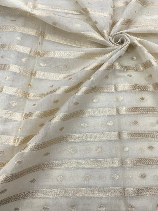 Chanderi Jacquard Dyeable