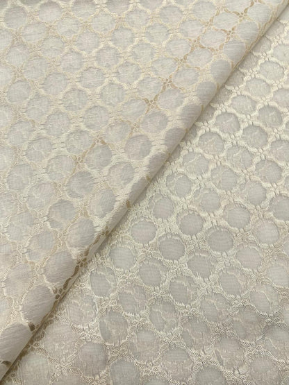 Chanderi Jacquard Dyeable