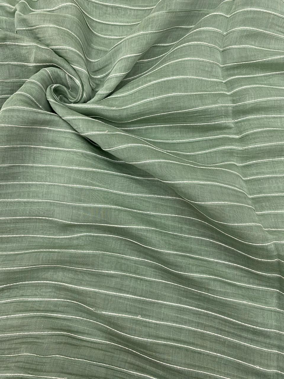 Chanderi Pintex Embroidery