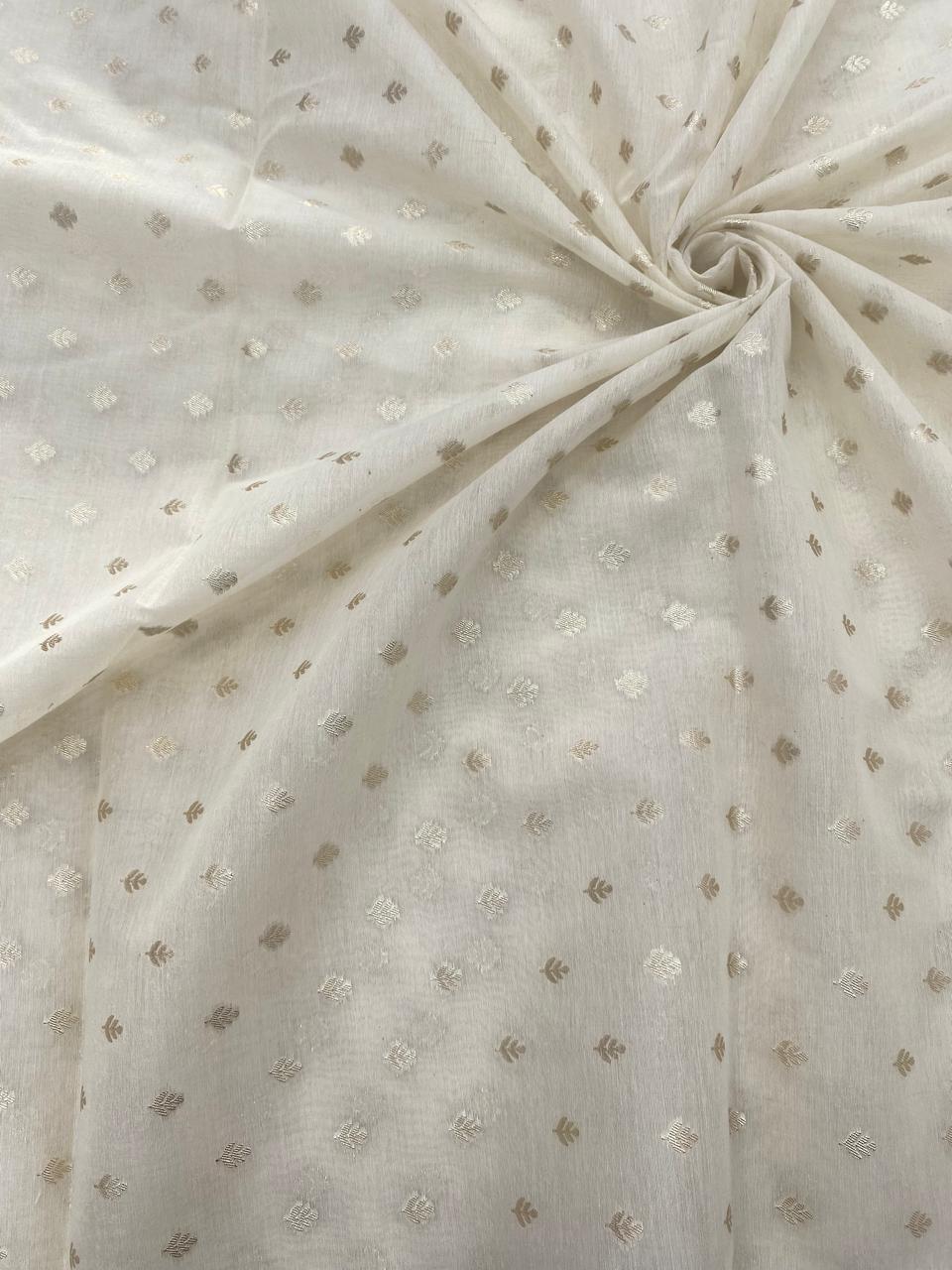 Chanderi Jacquard Dyeable