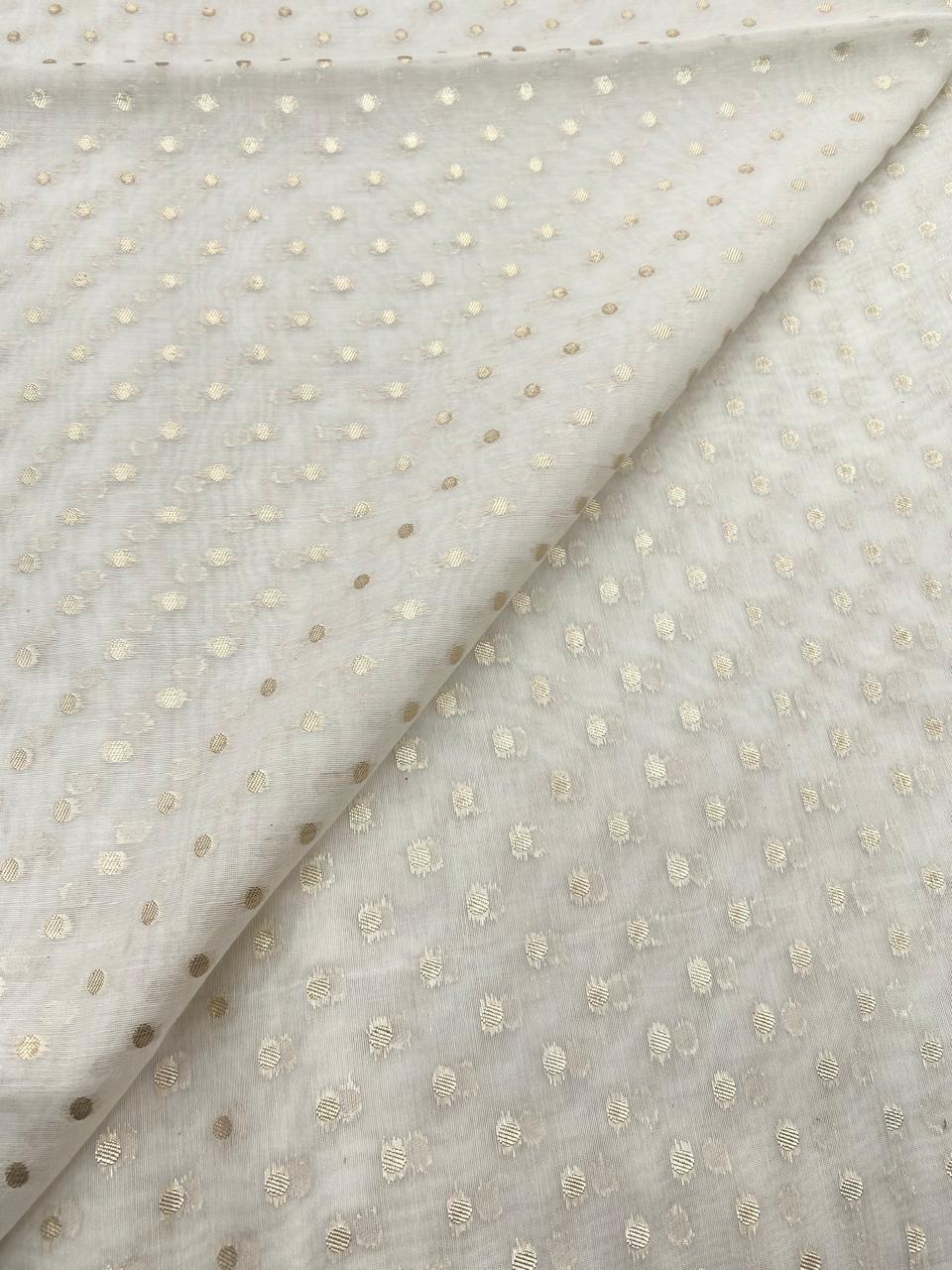 Chanderi Jacquard Dyeable