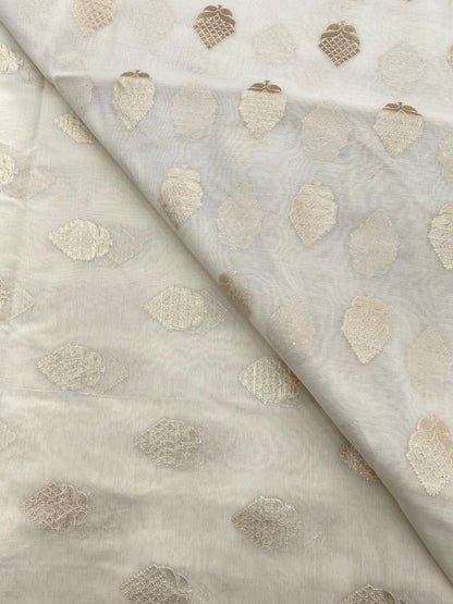 Chanderi Jacquard Dyeable