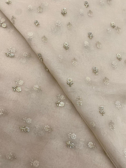 Organza Butti Embroidery Fabric (Colors Available)