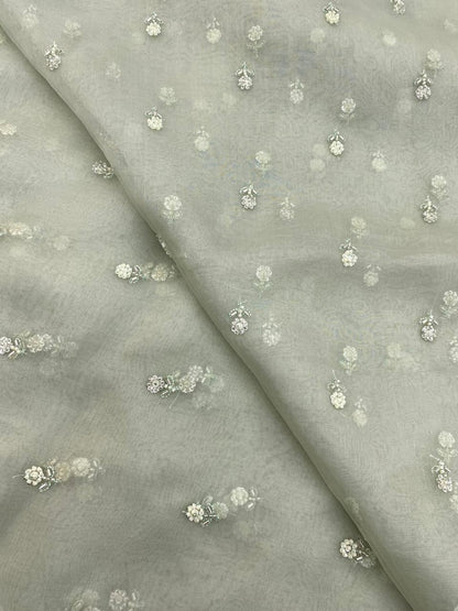 Organza Butti Embroidery Fabric (Colors Available)