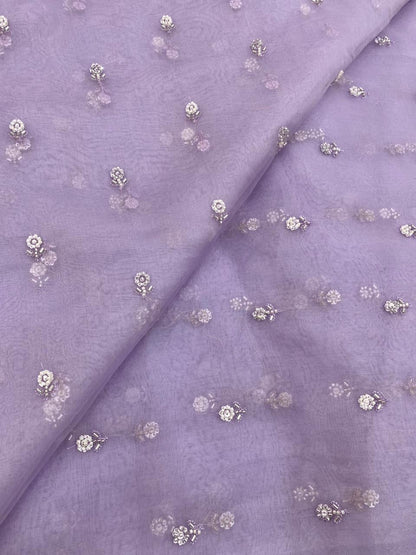 Organza Butti Embroidery Fabric (Colors Available)