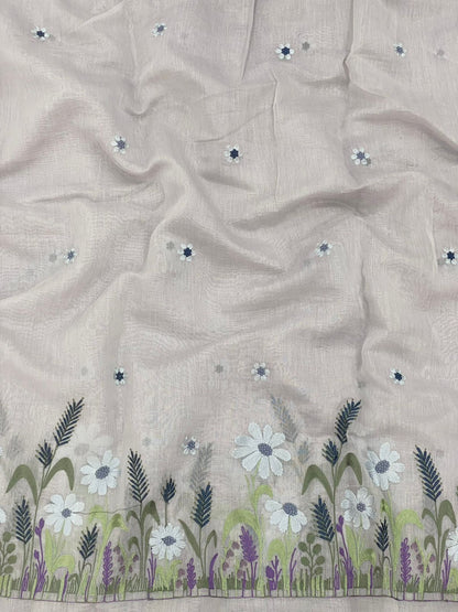 Chanderi Panel Embroidery