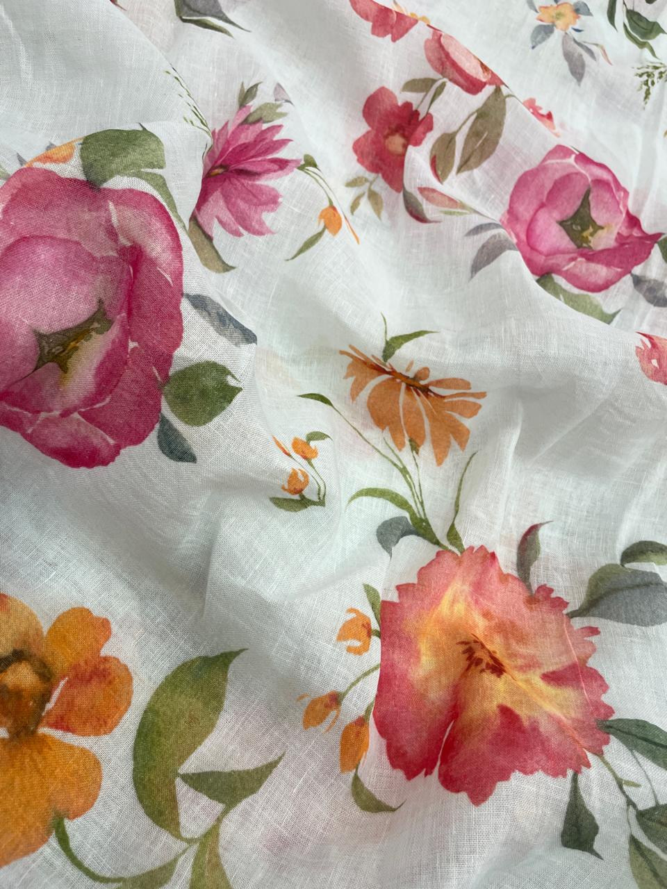 Cotton Linen Print (44'inch)