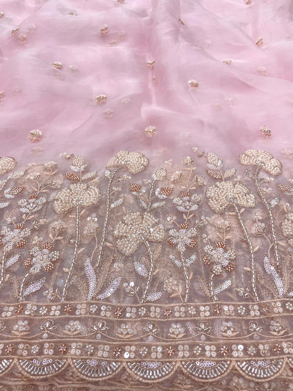 Organza Embroidery [Color Available]