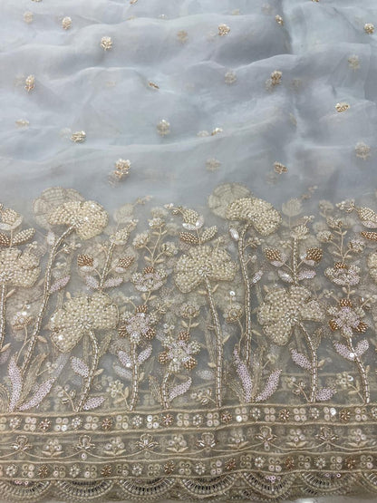 Organza Embroidery [Color Available]