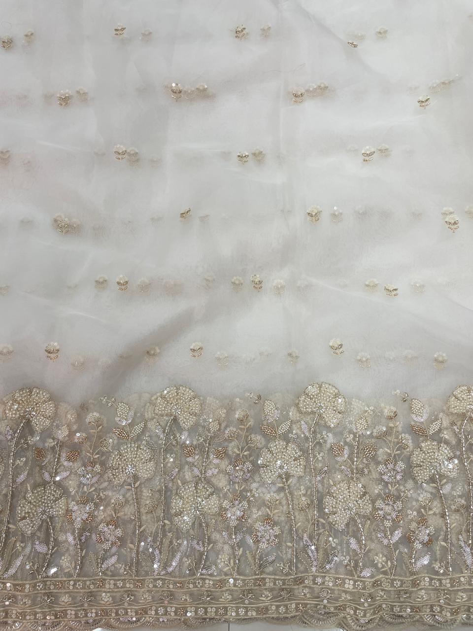 Organza Embroidery [Color Available]