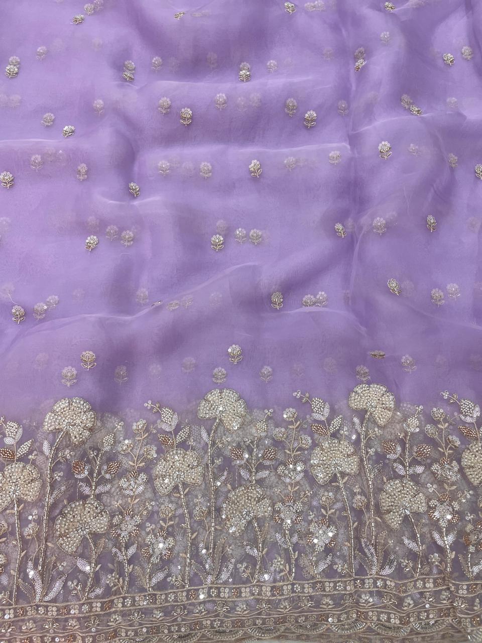 Organza Embroidery [Color Available]