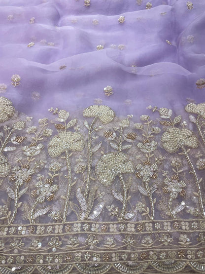 Organza Embroidery [Color Available]