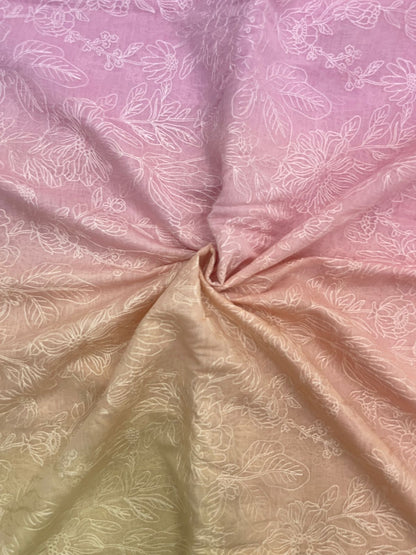 Chanderi Shaded Embroidery