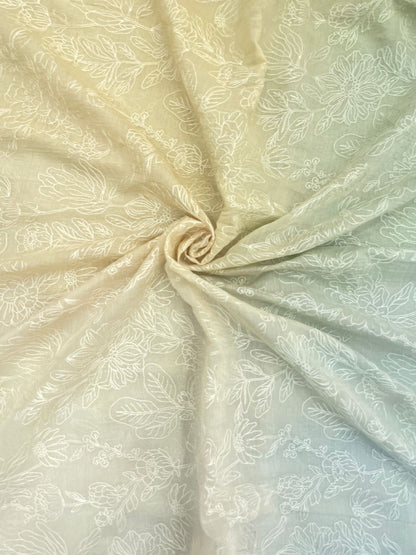 Chanderi Shaded Embroidery