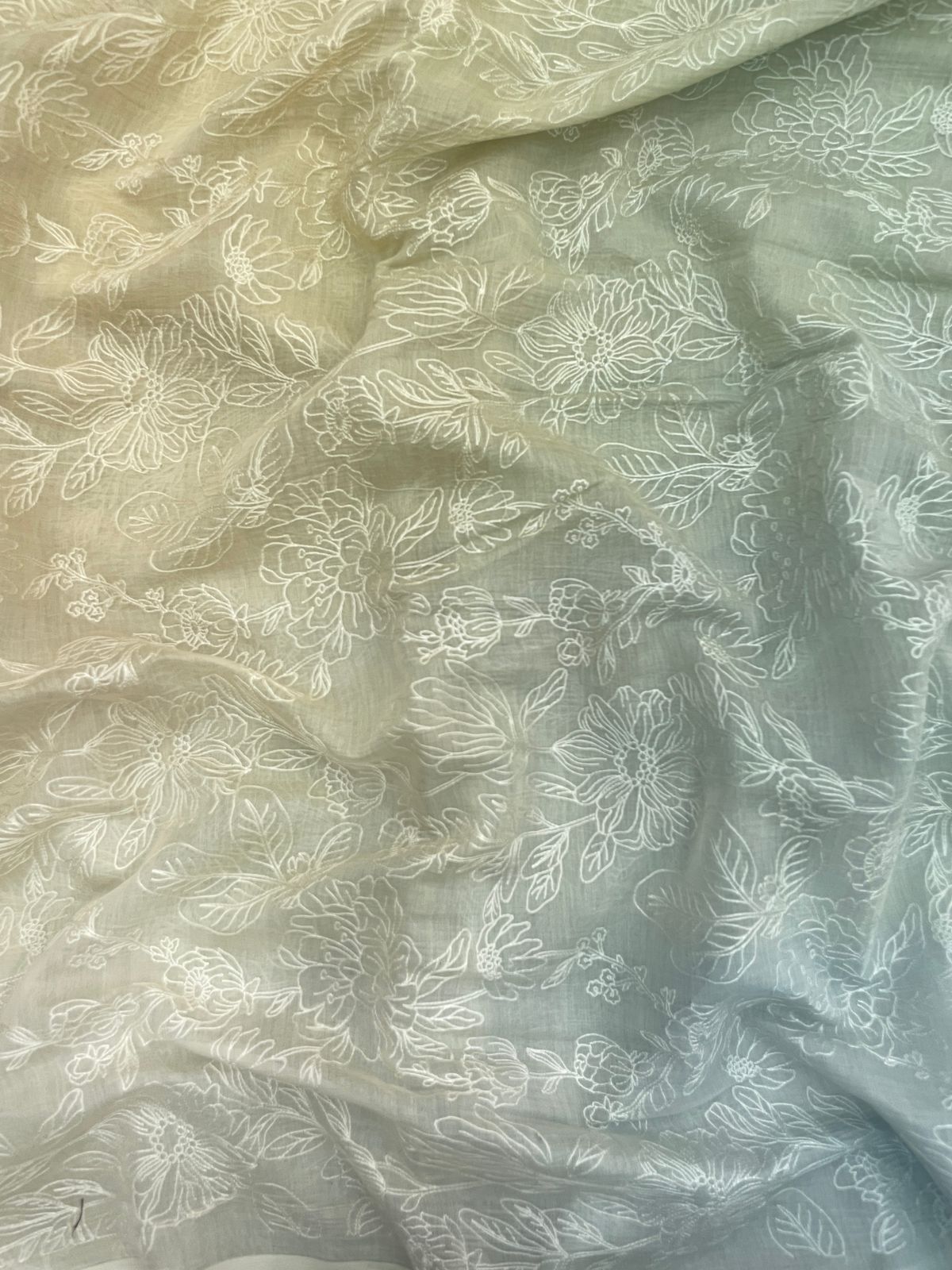 Chanderi Shaded Embroidery
