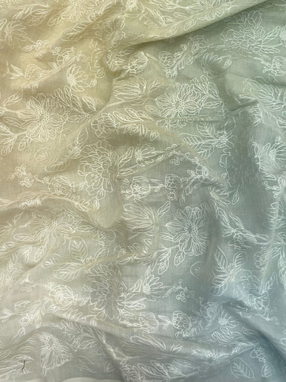Chanderi Shaded Embroidery