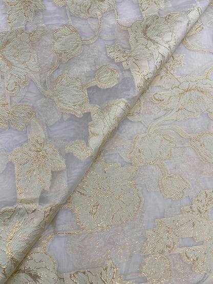 Organza Zari Work