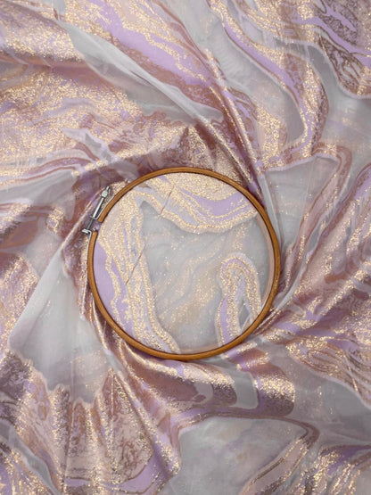 Organza Zari Work