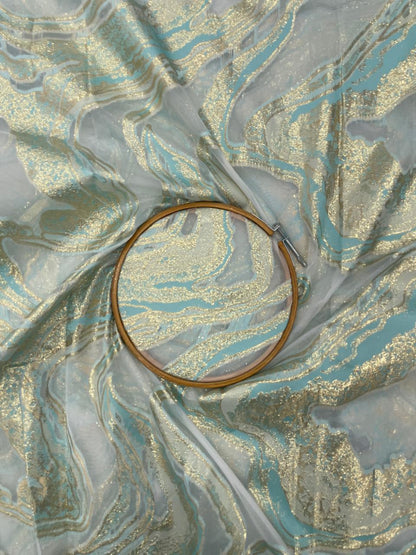 Organza Zari Work