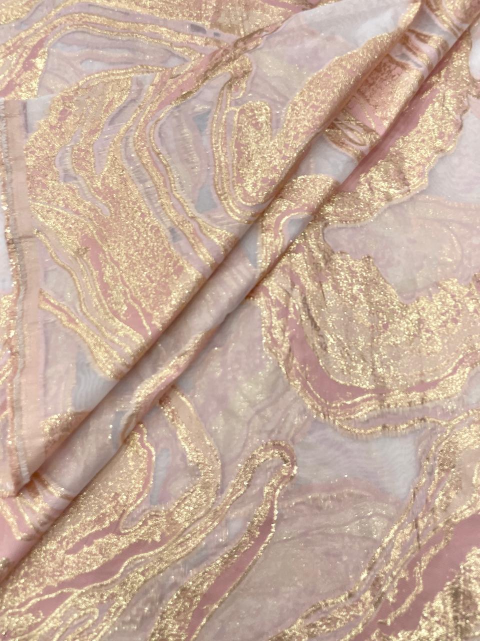 Organza Zari Work