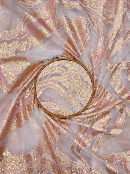 Organza Zari Work