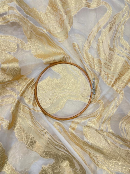 Organza Zari Work