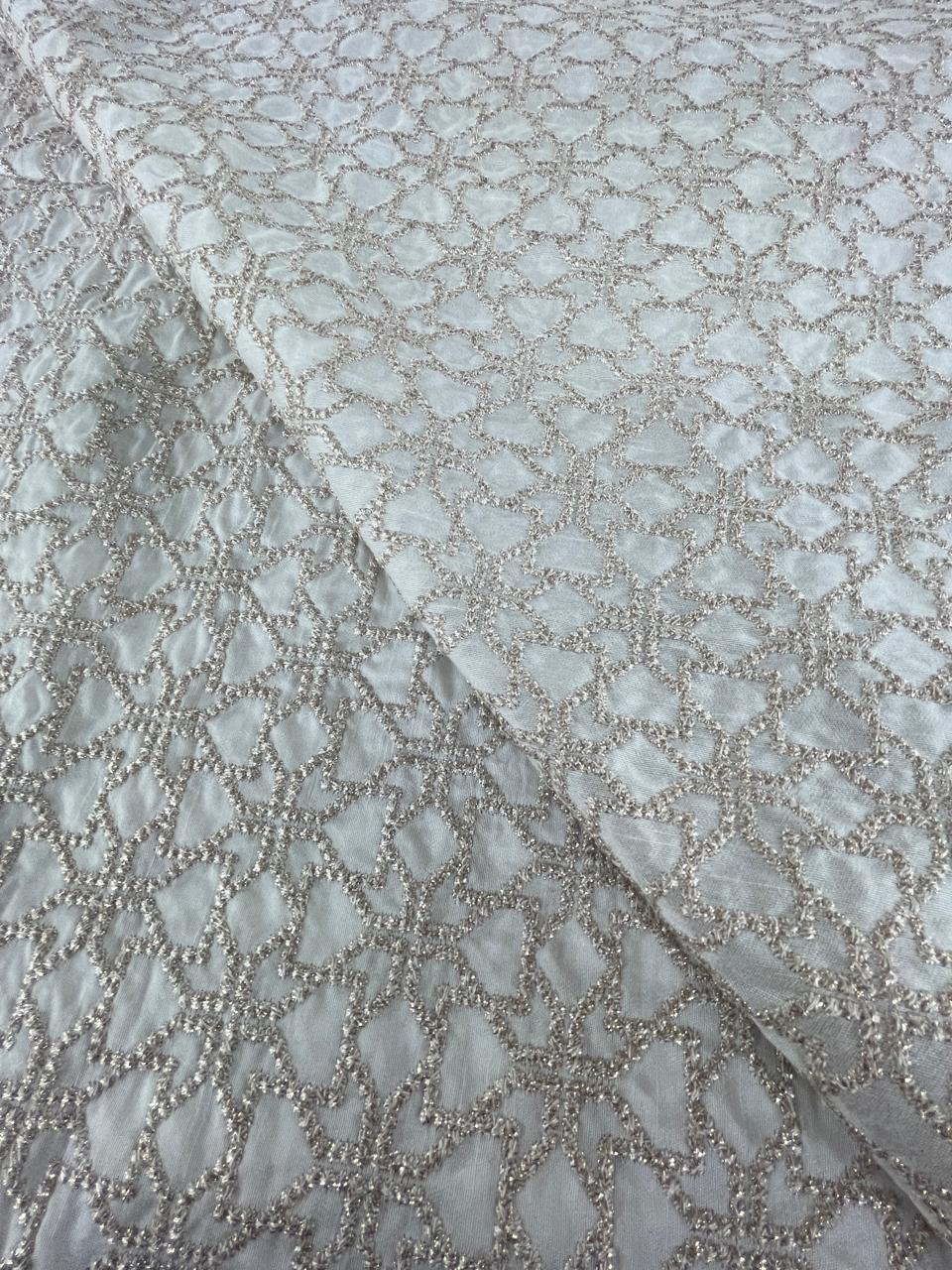 Mysore Silk Embroidery Dyeable