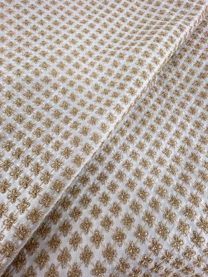 Mysore Silk Embroidery Dyeable