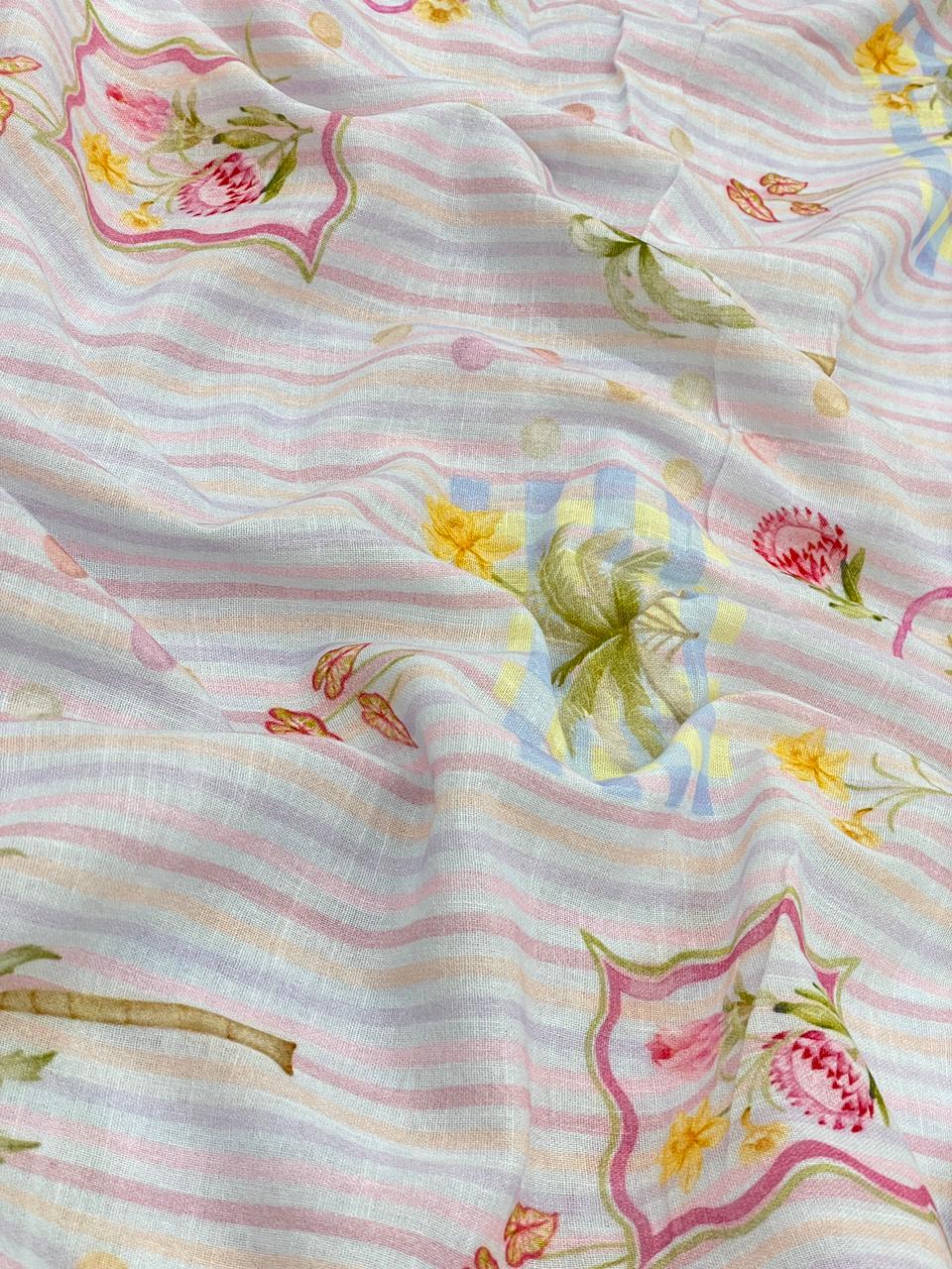 Cotton Linen Print (44'inch)