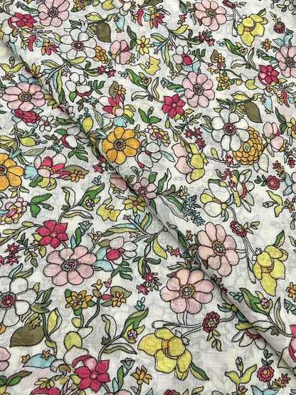 Chanderi Embroidery Position Print