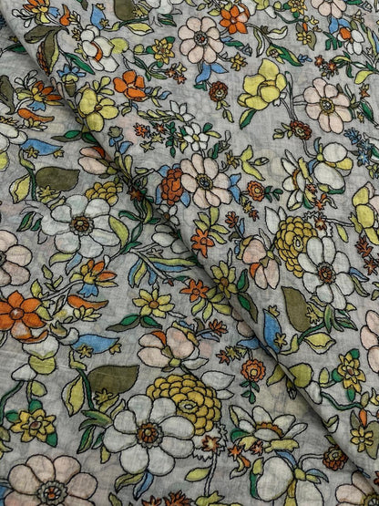 Chanderi Embroidery Position Print