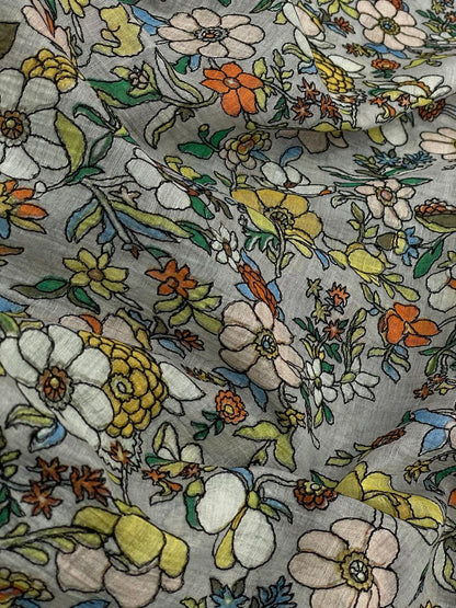 Chanderi Embroidery Position Print