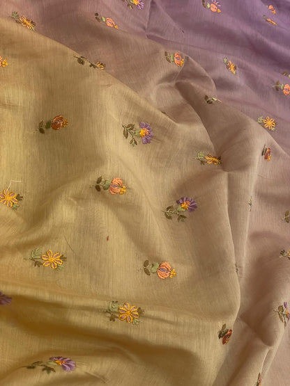 Chanderi Embroidery 4D Shaded