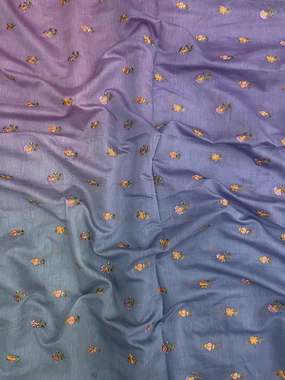 Chanderi Embroidery 4D Shaded