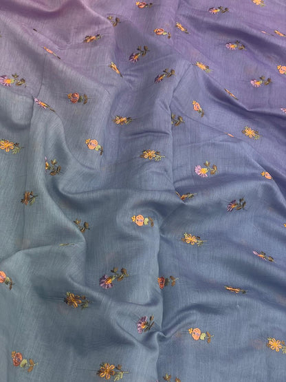 Chanderi Embroidery 4D Shaded