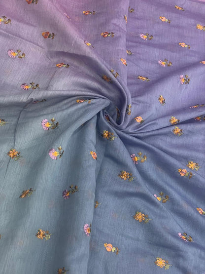 Chanderi Embroidery 4D Shaded