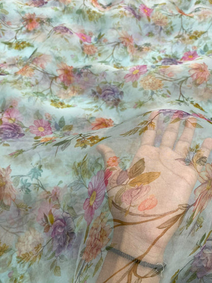 Silk Organza Print