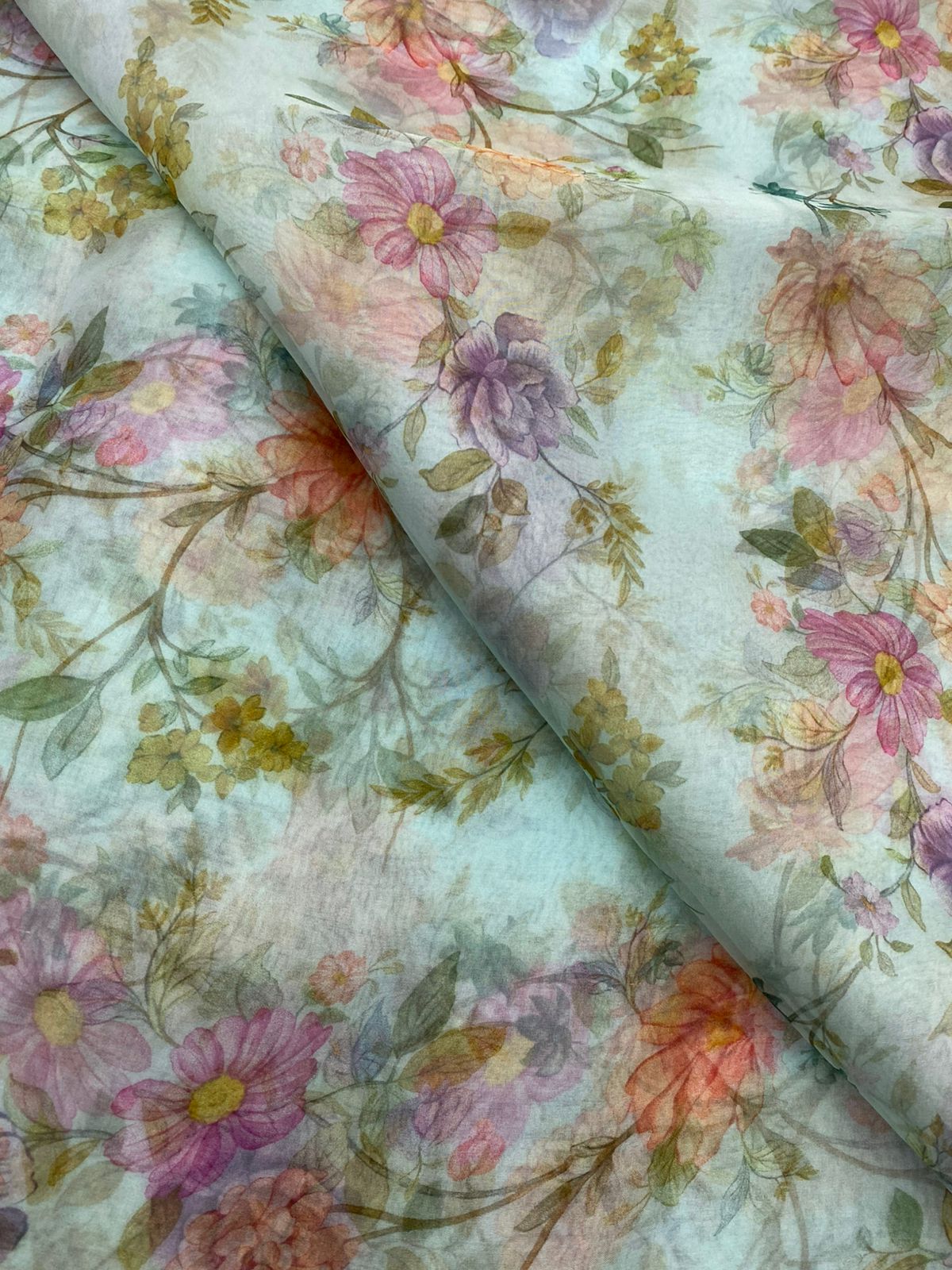 Silk Organza Print