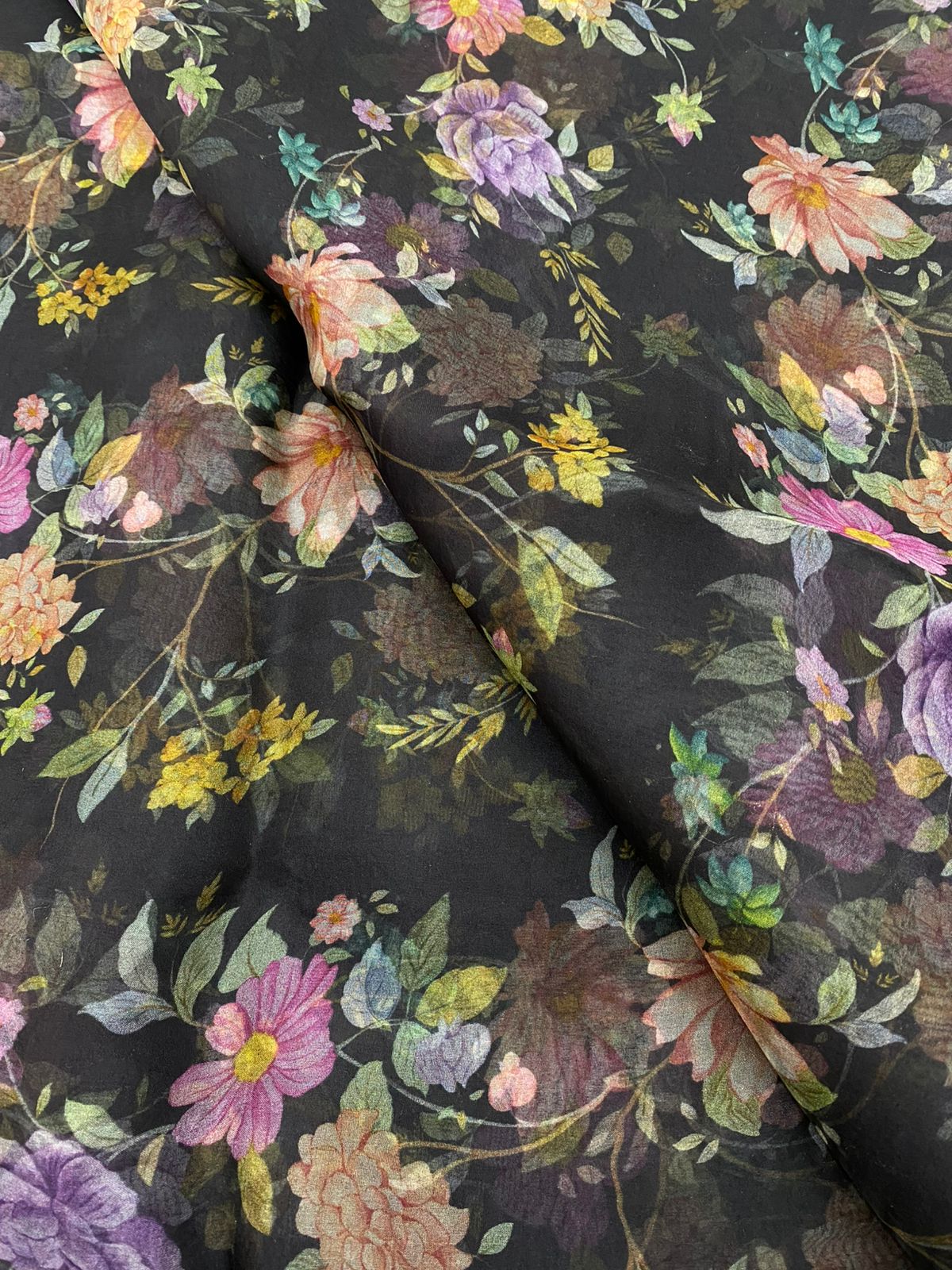 Silk Organza Print