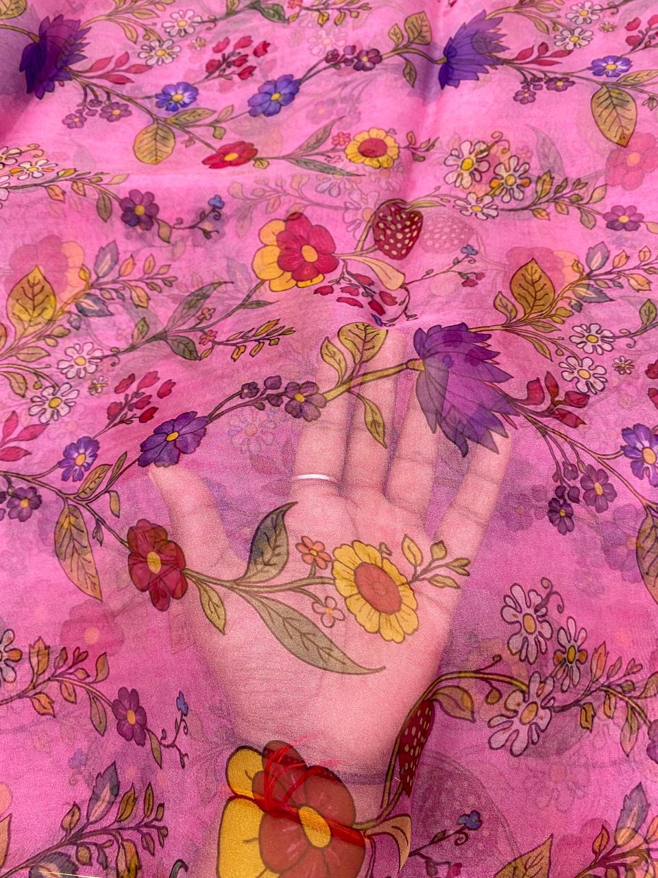 Silk Organza Print